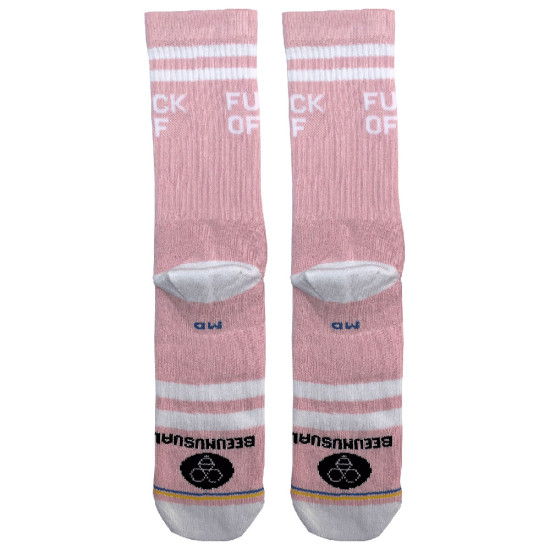 Bee Unusual Κάλτσες Fuck Off 2 Socks Pink Bee Unusual Κάλτσες Fuck Off 2 Socks Pink